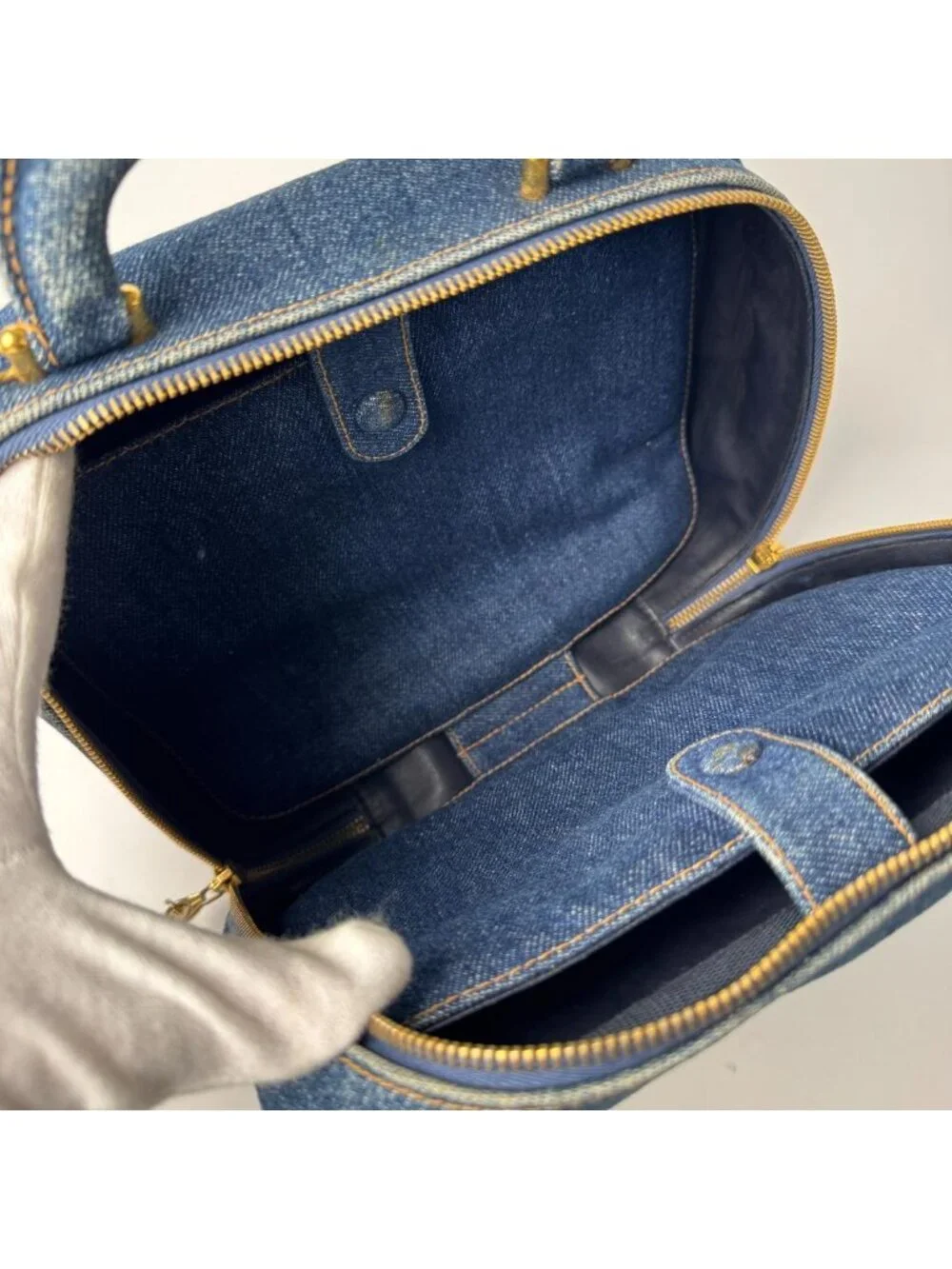 Chanel Denim Vanity Bag 2-Way
